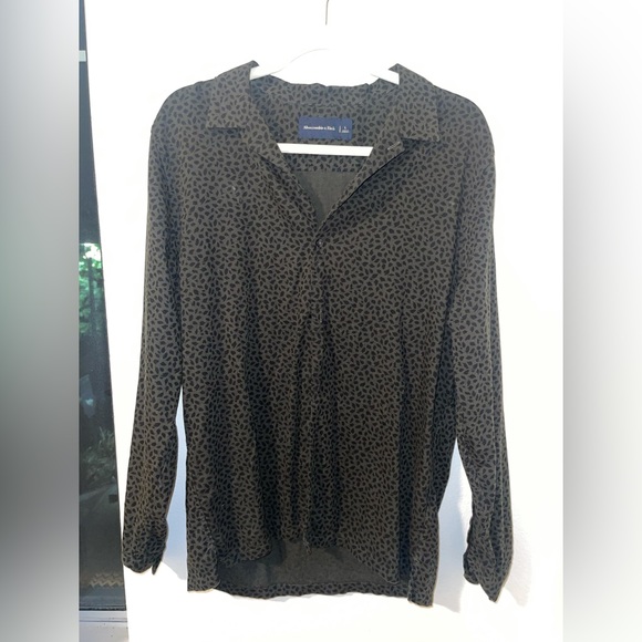 Abercrombie Patterned Long Sleeve Button-Up - Picture 2 of 4